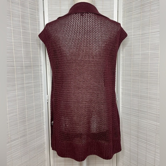 Lafayette 148 Knit Hemp Cardigan Vest - Picture 4 of 8